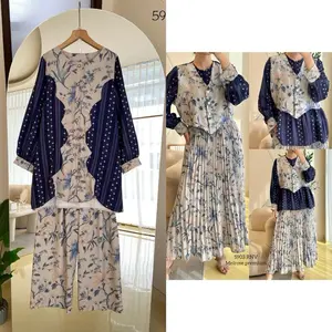 Set rok dan Setelan celana FLOWER by susii.id Wanita Setelan