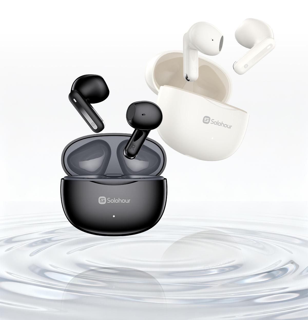Solohour ST9 TWS Wireless Earphone Airbuds New ST9 Original BT 6.0 True Wireless Headset Bluetooth Earbuds IPX4 WaterProof
