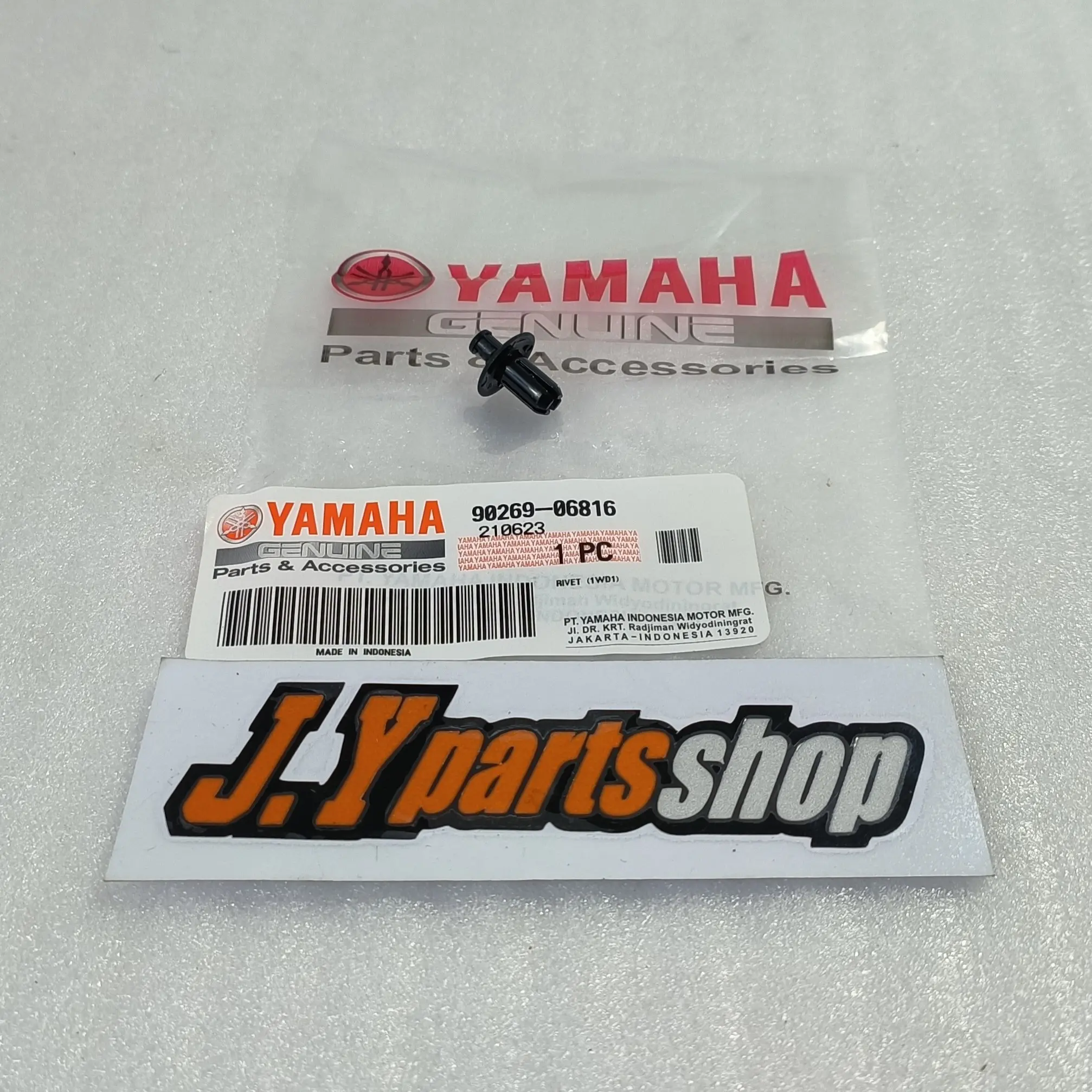 BAUT KLIP CLIP RIVET PLASTIK COVER BODY R15 V3 NMAX XMAX AEROX 155 R25 VIXION LEXI ORI 90269-06816