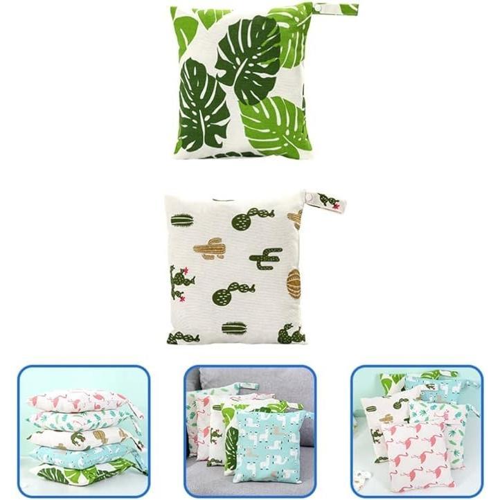 Reusable Printed Pocket Diaper Bag for ravel Sundries oiletries Cosmetics Wet Bag 3