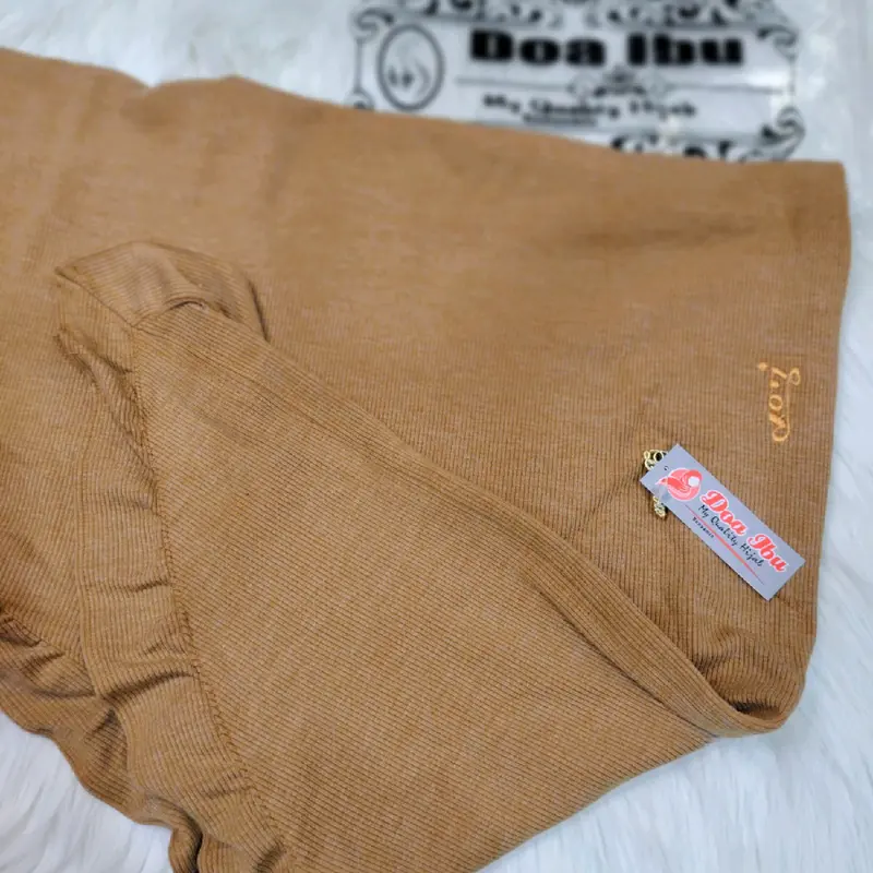 NA -  Bergo Malay Rempel Double Knit Size M by Do'a Ibu hijab Nana Alifah Nyaman Muslim 1