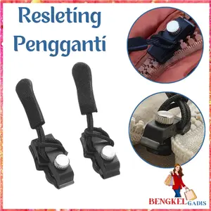 BG Ritsleting Pengganti Zipper Universal Penarik Ritsleting Pengganti Penarik Ritsleting Cocok untuk Berbagai Produk Ritsleting Dapat Dilepas Pengganti Penarik Ritsleting Aksesori Fashion Uniseks