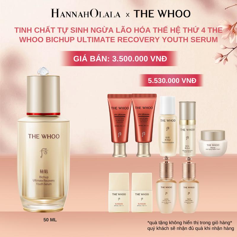 THE WHOO - Tinh chất tự sinh ngừa lão hóa thế hệ thứ 4 The Whoo Bichup Ultimate Recovery Youth Serum