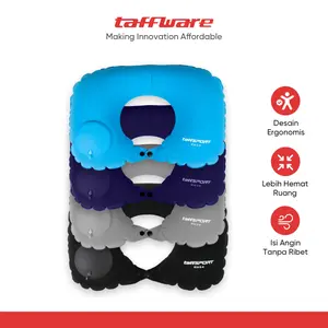 TaffSPORT Bantal Leher Angin Travel Inflatable Neck Pillow - RH34