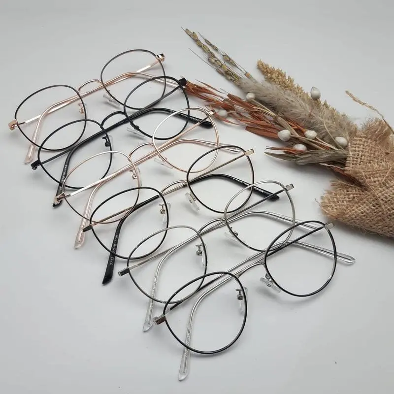 kacamata titanium mini untuk muka kecil minus cylinder normal / pusat anti radiasi 2733 1