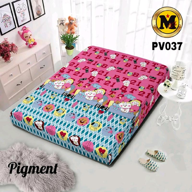 sarung kasur busa resleting motif anak // sprei resleting karakter ukuran 90 cm 4