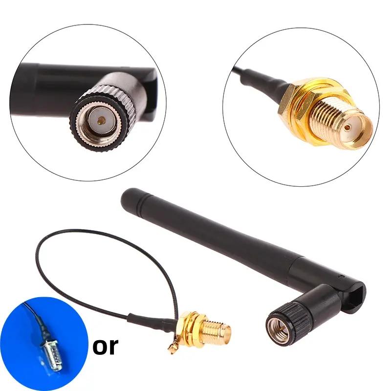ESP8266 ESP32 nam Pigtail Cáp 3dBi Wifi 2.4G ăng ten trên không SMA-KY Nam Bộ…