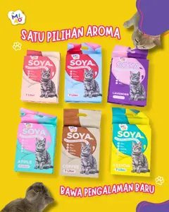 Pasir Tofu Le Miao 100% Natural Soybean Cat Litter | Tofu Soya Lemiao 7 Litter