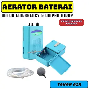 AERATOR UNTUK UMPAN UDANG HIDUP BATERAI DAN USB POWER BANK UNTUK EMERGENCY MANCING DAN UDANG HIDUP