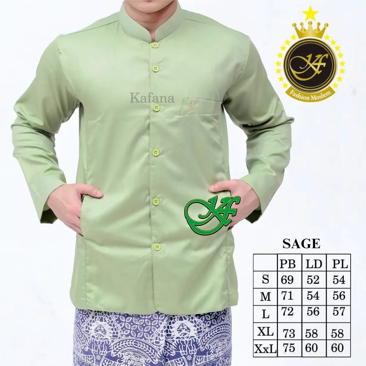 KOKO TEROMPAH SEMI JAS KATUN TOYOBO LENGAN PANJANG DEWASA Baju Bordir