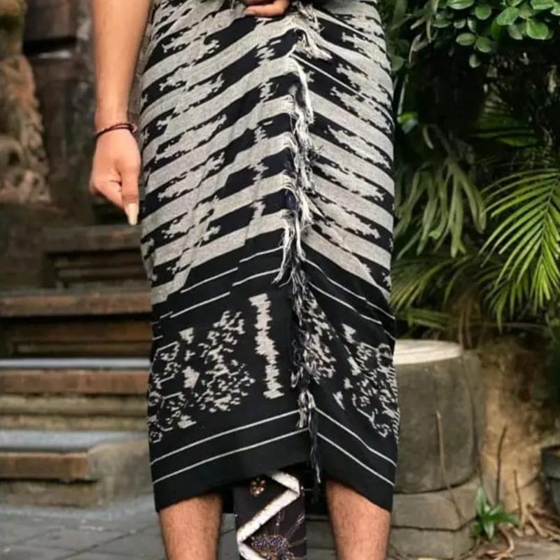 Saput Bali Blangket Tenun Motif Klasik Murah Dewasa Pria Kain 4