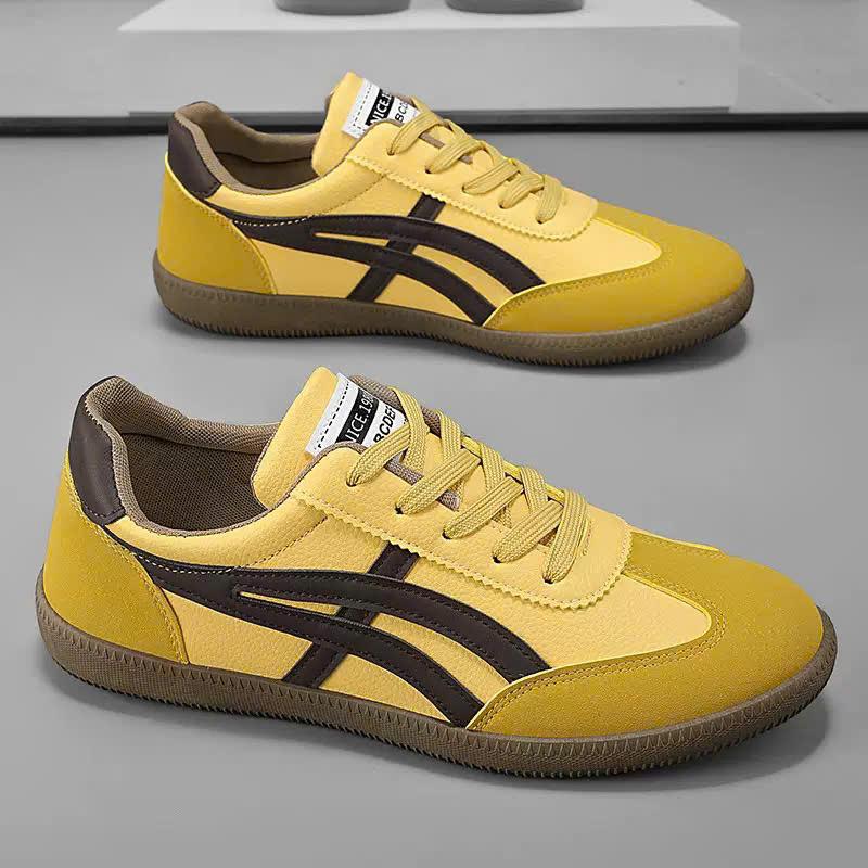 Q2M-H03-Giày sneaker nam dáng thể thao trẻ trung năng động, giày nam học sinh đế cao su êm chân chống trượt