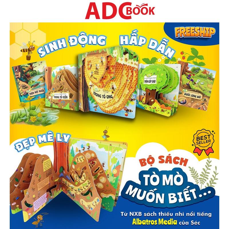 Combo 5 Cuốn Tò Mò Muốn Biết Bộ Sách Tương Tác Kích Thích Trí Não Cho Bé Giúp Con Thỏa Trí Tưởng Tượng Qua Thế Giới Sinh Động Đầy Màu Sắc Về Cuộc Sống Của Các Loài Vật Ở Các Môi Trường Tự Nhiên Giúp Con Yêu Thỏa Trí Tò Mò Sáng Tạo