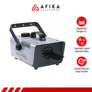 Mesin Salju Buatan Snow Machine 4L 1500W with Remote