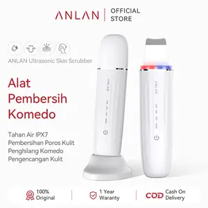 ANLAN Blackhead Remover Face Deep Pore Cleaner Removal Vacuum Acne Extractor Facial Ultrasonic Skin Scrubber Penghilang Jerawat dan Komedo Wajah Blackhead Remover/elektrik Alat pembersih komedo Alat Pembersih Pori-Pori Kulit Wajah