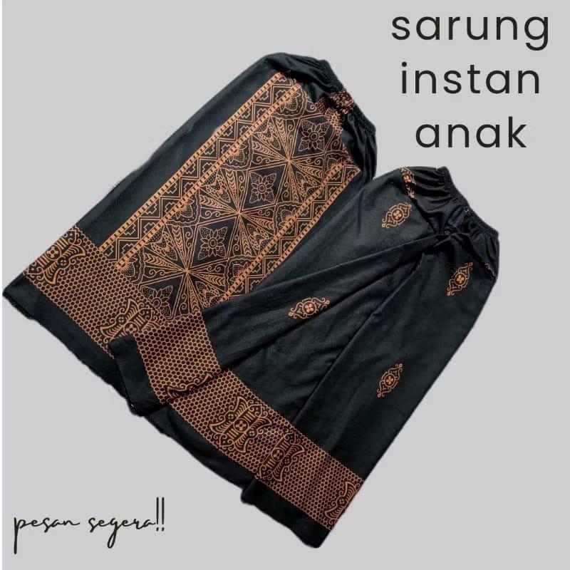 Product Introduction of sarung intsan anak anak praktis mudah di pakai Katun Muslim 22