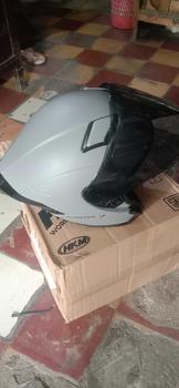 Product Review of HELM HALF FACE HKM COSMO TERBARU FREE SPOILER HELM DEWASA PRIA WANITA SNI KEKINIAN BISA COD MURAH from M**😎 1