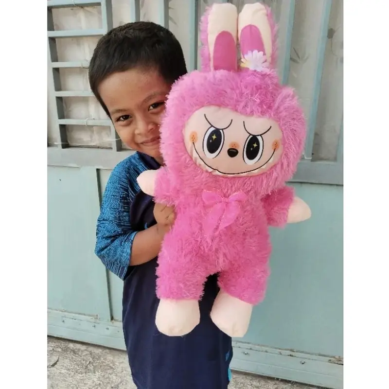 Boneka Labubu The Monsters boneka viral baru 50 cm 2