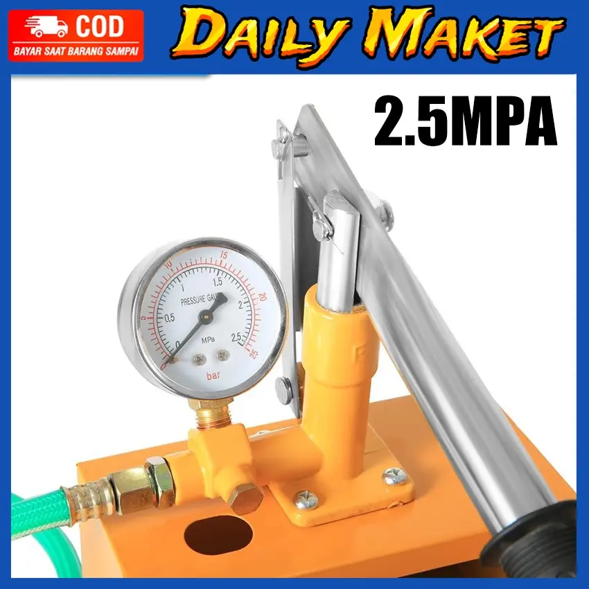 Test Pump Manual / Warna Kuning / Alat Tes Tekanan Pipa Air