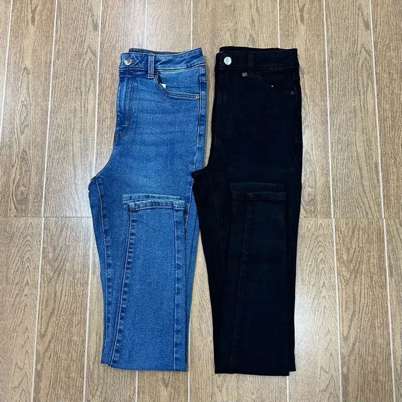 Ultra Highwaist Skinny Jeans Bodyhugging Sexy Fit Thick Denim Zipperfly Stretchable Womenswear