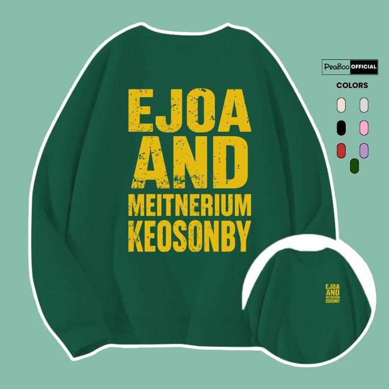 Áo Sweater Hoa Tulip Tím Nam Nữ By PEABOO Unisex Chất Nỉ Lót Bông Form Rộng