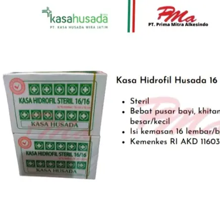 Kasa Husada 16x16 isi 12 Lembar Harga/box 0