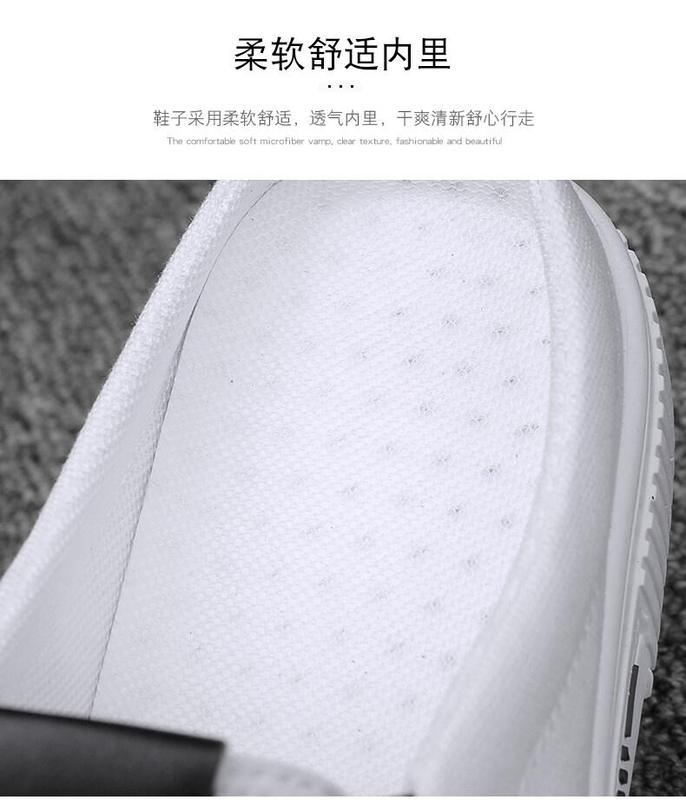 Product Introduction of 2023 New [COD] [Free Shipping] [Spot] Men's New Canvas Half Drag Low-Top Sneakers Casual Shoes Sports Canvas Shoes 8