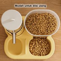 Gambar U-Living Pet Feeder Hamster 2in1 Otomatis Tempat Makan Minum Hamster/Sugar Glider/Hewan Peliharaan Kapasitas Besar Anti Tumpah PF001 - Abu-2in1 dari U-Living Indonesia Kota Bekasi 3 Tokopedia