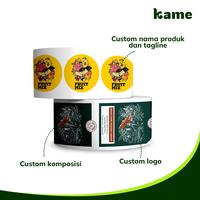 Jual Sticker Label Roll Botol Minuman | Sticker Roll Custom | Bahan ...