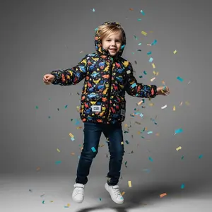 Jaket Gelembung Parasut Anak Perempuan Laki laki Anti Angin Usia 1 sampai 12 tahun Waterproof Cewek Unisex