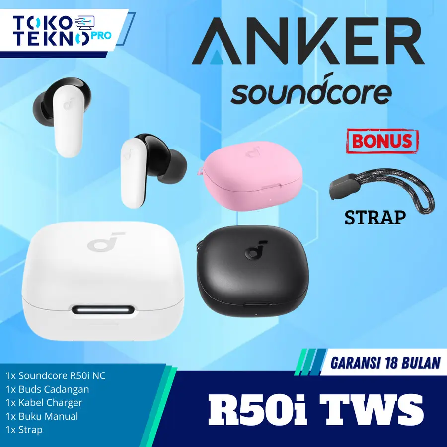 Anker Soundcore R50i / R50i NC Earbuds Adaptive Noise Canceling Headset