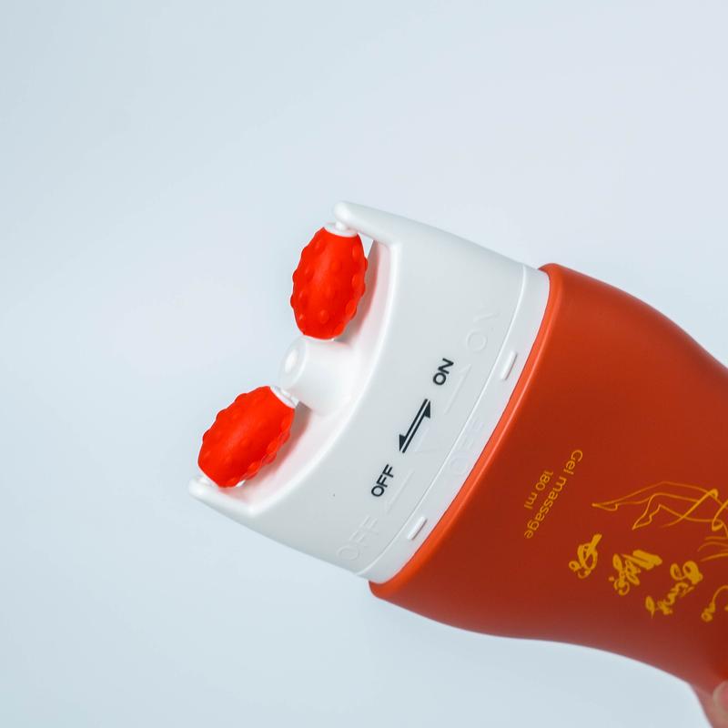  Thanh Lăn Massage Cao Gừng Nghệ Đỏ 180ml - Thiết Kế Thông Minh Tiện Lợi 