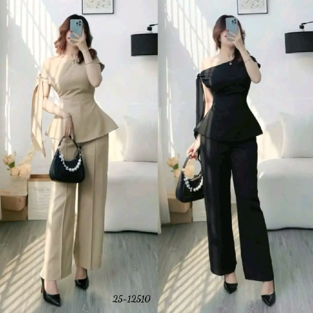 CÓ BIGSIZE. SÉT BỘ LÊCH VAI. SÉT BỘ QUẦN SUÔN ĐI TIỆC. ĐI LÀM. ĐI CHƠI . NHẸ NHÀNG DỄ MANG  ( size 40-72kg)