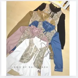 Nayara Shirt Atasan wanita mix lace embodier