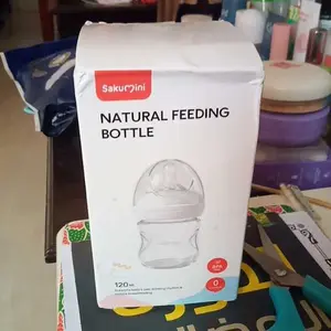Sakumini Baby Natural Milk Feeding Bottle Botol Susu Bayi Newborn Dot Wideneck Anti Tersedak Untuk Bayi Baru Lahir