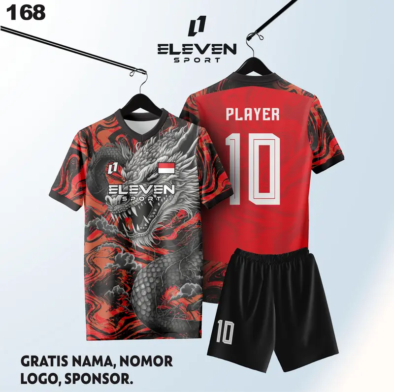 Jersey Futsal / Bola Custom Full Printing Bisa Satuan 168 1