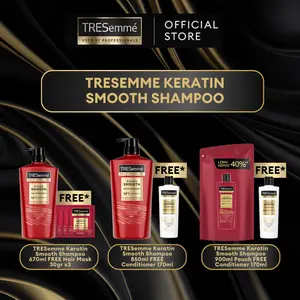 PAKET Tresemme Shampoo Keratin Smooth 850Ml/ 670Ml/ Reffil Pouch 900Ml