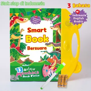 Smart Book / Buku Bersuara / ebook Edukasi Anak / Buku Edukasi Anak Indonesia Inggris Mainan Anak Buku Edukasi Belajar