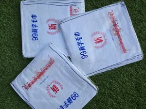 [1 Lsn lebih murah] HANDUK LEHER  GOOD MORNING PREMIUM WARNA PUTIH PERLENGKAPAN PASKIBRA Lusinan 12 PCS/ Buah