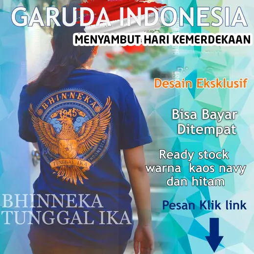 ⭐⭐⭐⭐⭐PARAMESTI KAOS GARUDA Kaos Keren Garuda Indonesia combed nyaman Sablon Stiker Distro Pria Baju
