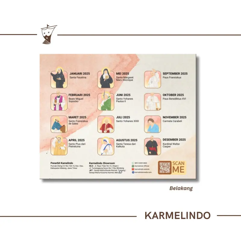 Kalender Dinding 2025 (Kalender Liturgi dan kalender nasional 2025) 1