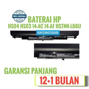 Baterai Laptop HP 807957-001 HS03 HS04 ORI