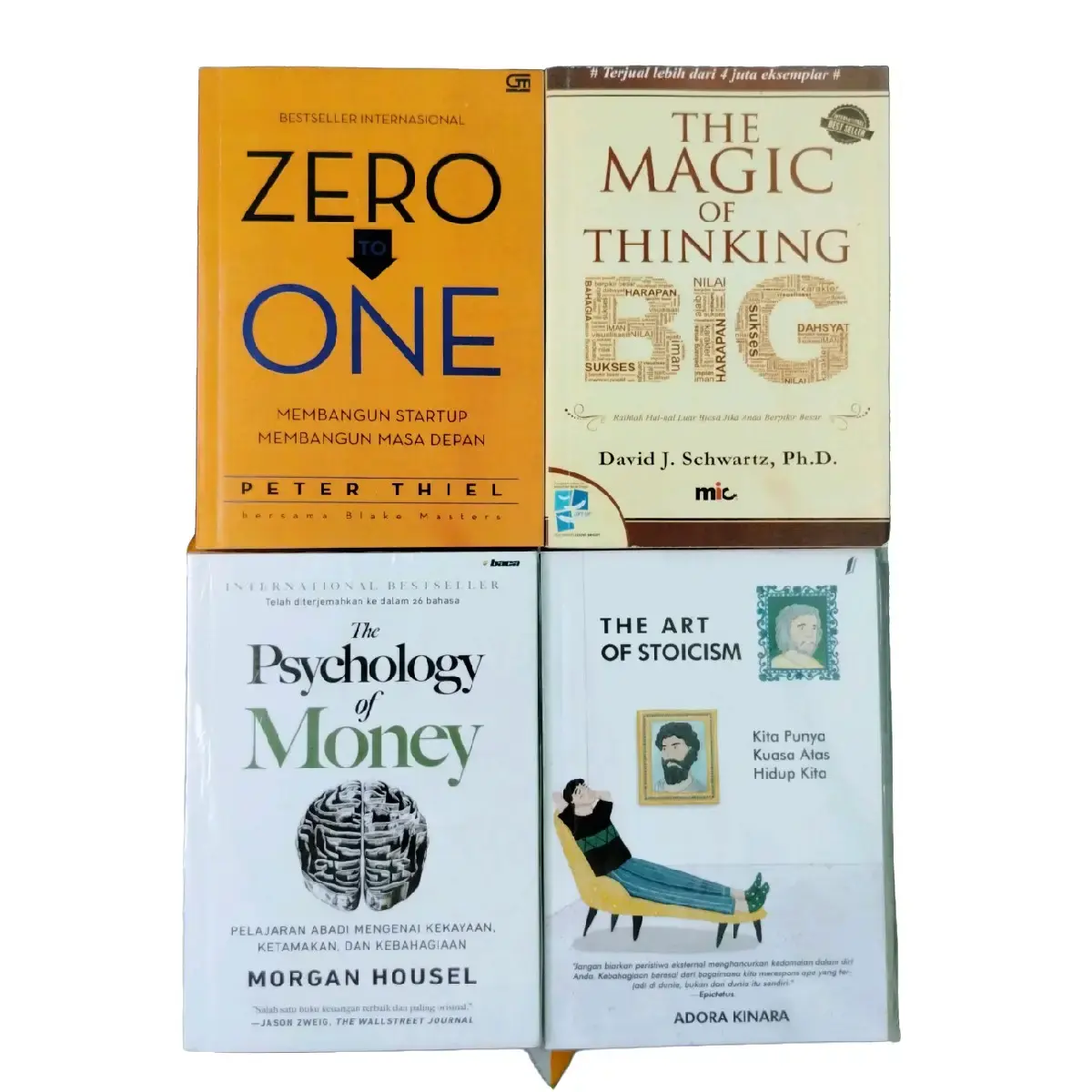 paket 4 buku best seller : THE ART,ZERO ONE,MONEY,THE MAGIC
