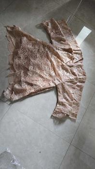 Product Review of PROMO SET KEBAYA RINJANI JUMBO KEBAYA BURKAT ORIGINAL Dress Setelan Baju Wanita Tebal from w**🌊 0