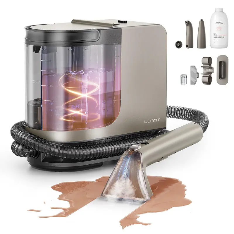 ほぼ新品　Uwant Y100-Steam リンサークリーナー　スチーム噴射機能 UWANT Y100-Steam 100℃蒸気噴射リンサークリーナー 18000Pa超強吸引力