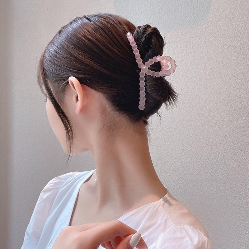  Kẹp Tóc Acrylic Mới Kẹp Tóc Đuôi Ngựa Thời Trang Cho Nữ Kẹp Tóc Nhựa & Hợp Kim 11cm 