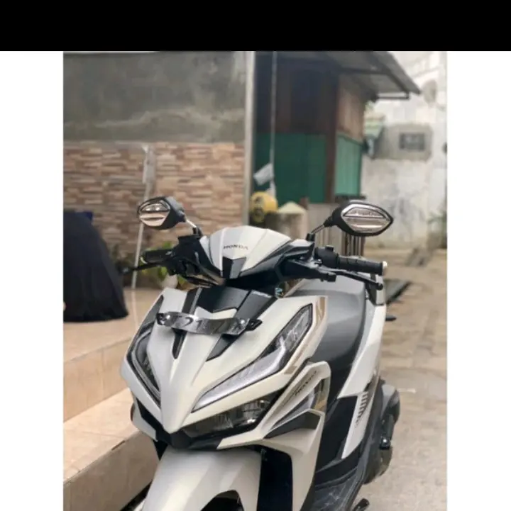Spion Bubut 3 Jari Spion Bubut Tangkai Pendek Spion Led Bubut Original Spion Style  Plat KT 2