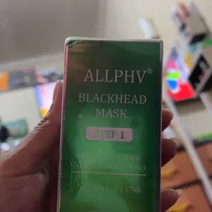 Allphv [BPOM] Allphv Blackhead Mask Set Step1 100 Kertas Step2 Masker Komedo dengan Ekstrak Pohon Teh dan Pore Minimizer Serum