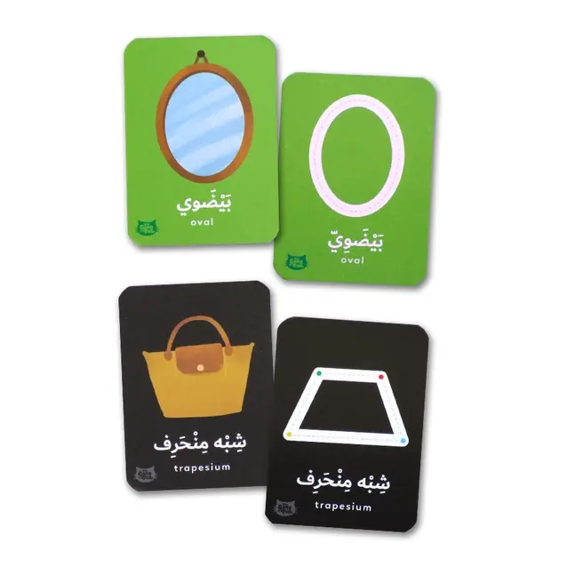 Flash Card Kartu Seru BENTUK & WARNA (wipe-clean bisa tulis hapus) (Bhs Indonesia, Inggris & Arab) 3