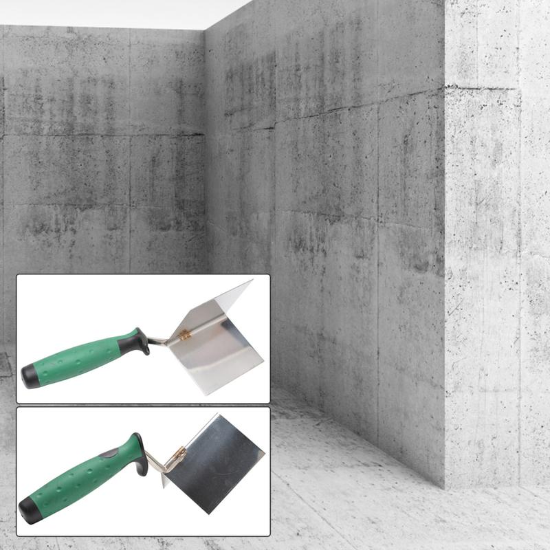 Product Introduction of Stainless Steel Drywall Corner Tool  Flexes 90 Degree Corner Mudding Finish Tool Finishing Trowel Hand Tool 14